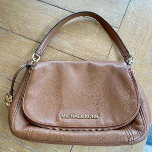 Michael Kors Brown Leather Shoulder Bag